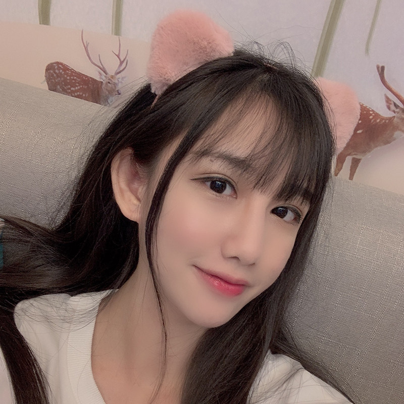 韩国可爱猫耳朵发箍女洗脸发卡网红简约超萌少女心头箍卡通发饰品