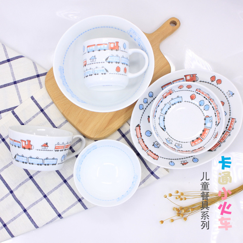 Japan Imported children Cartoon ceramics tableware puddle jumper Dishes milk Mug Breakfast Bowl Japanese lovelyin the Tableware , Tableware , Bowl  category - from Buy2taobao.com to provide professional Taobao agent buy service