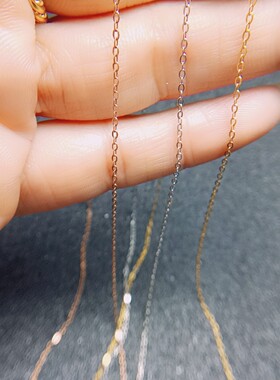 S925银镀金女生银项链