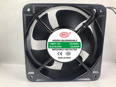 QA18060HBL3 鑫枫达 380V 0.27A 18CM 18060 轴流风机 散热风扇