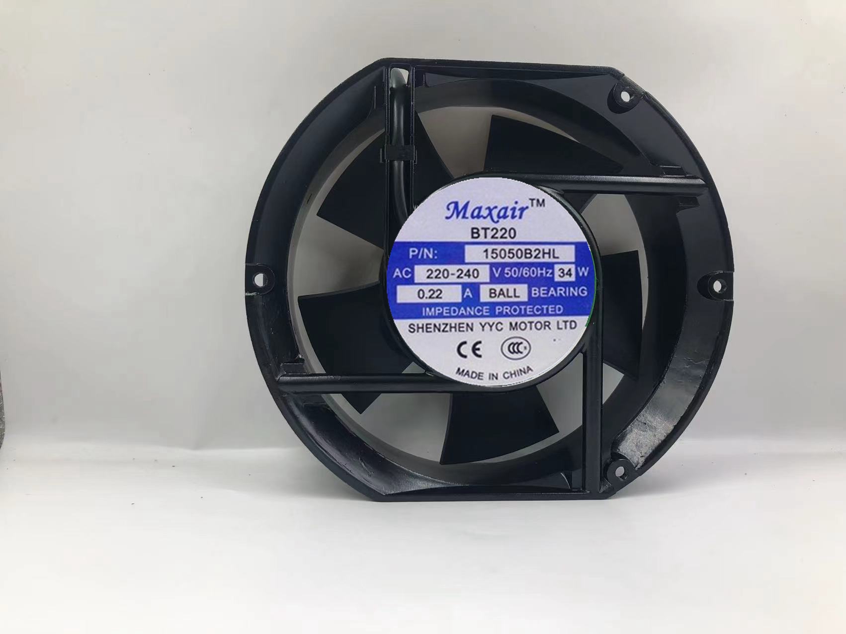 全新Maxair/BT 15050B1H/B2H/B2HL/B2HT/B3HL散热风扇220V 17251