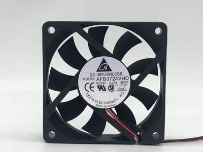 台达 AFB0724VHD DC24V 0.27A 7CM厘米 7020 变频器 机箱散热风扇