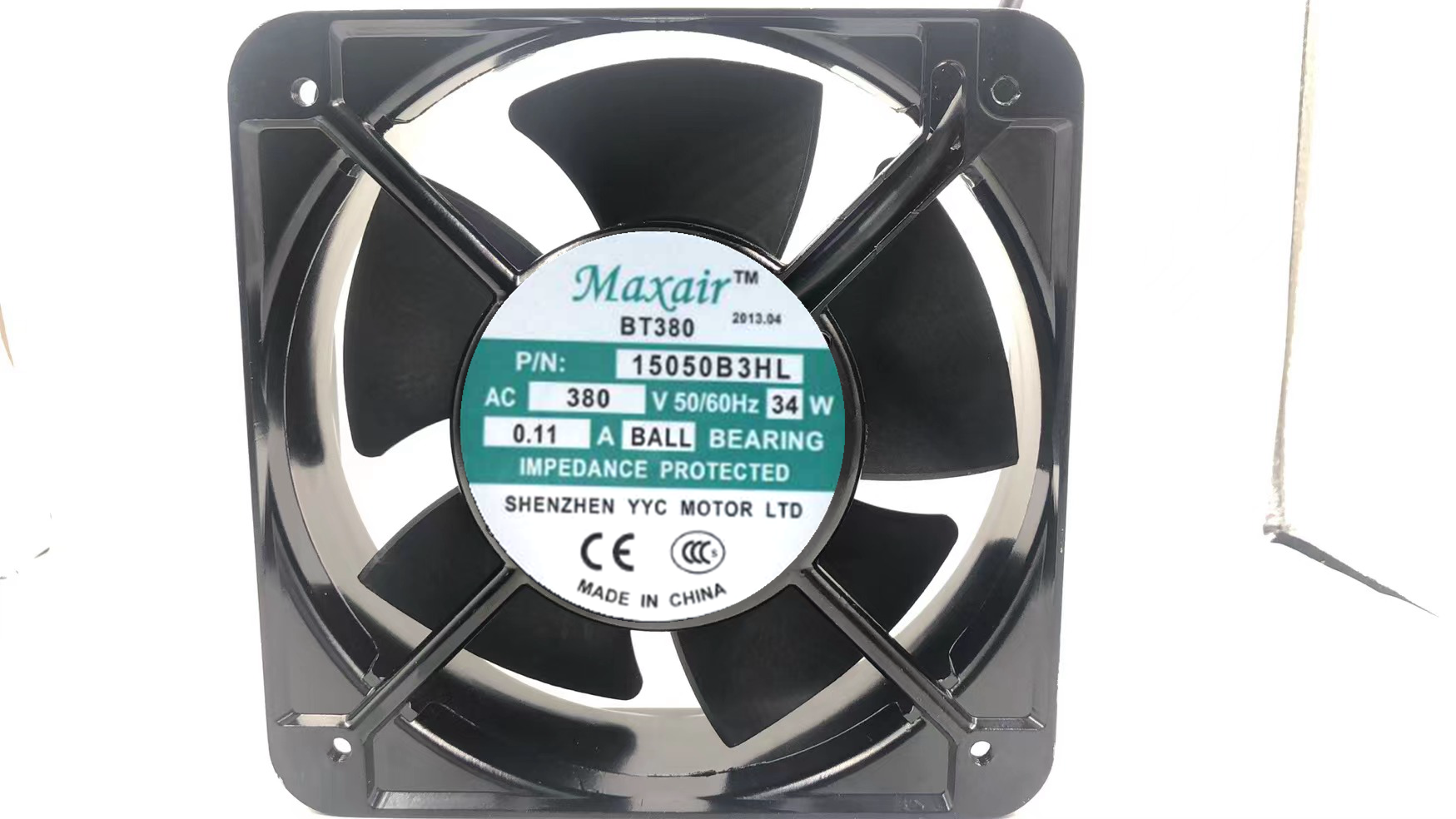 Maxair/BT轴流风机15050B3H散热风扇15050B3HL (380V) 滚珠轴承