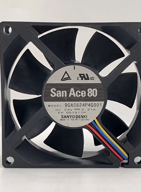 日本/ 8025 8CM 9GA0824P4G001 24V 0.21A 4线 散热风扇