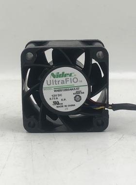 nidec W40S12BS4A5-57 DC12V 0.73A 4CM暴力风扇4028散热小风扇