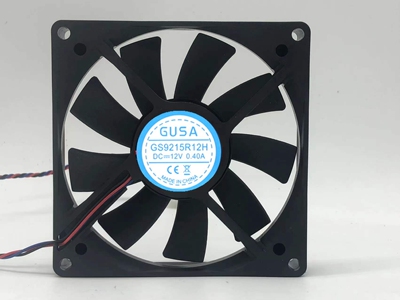 GUSA 9015 GS9215R12H 12V 0.40A 9厘米 CPU电脑机箱PWM散热风扇
