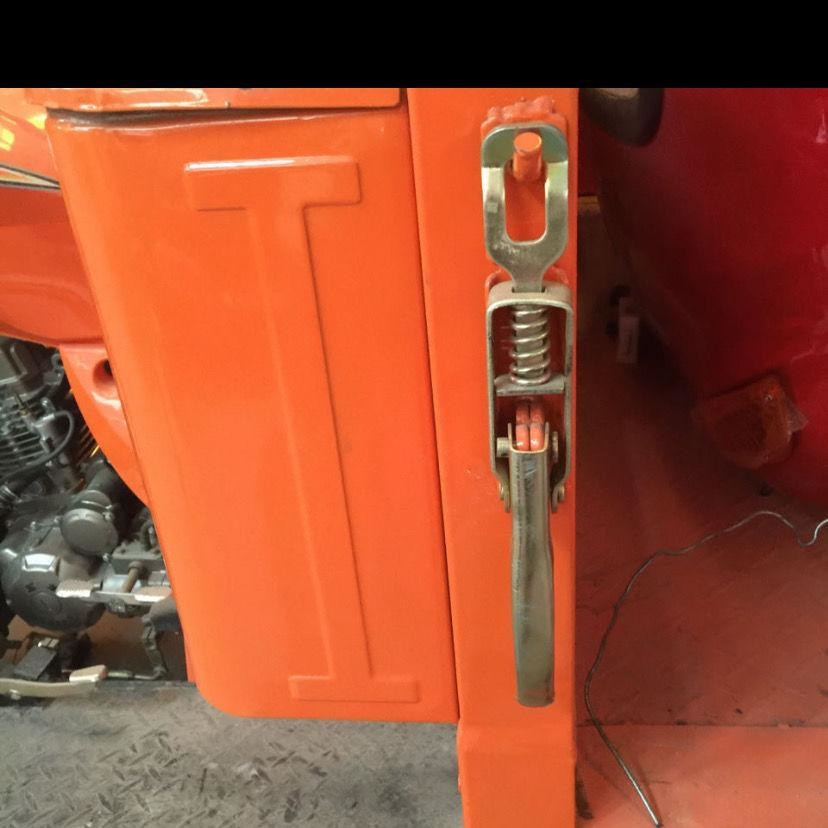 侧边手扣边栏栅车锁杆货车锁扣手扣箱货门把手皮卡 栏板扣搭钩勾