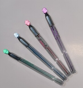 天卓自动铅笔铅芯2B彩色替芯110mm15根树脂铅笔芯文具