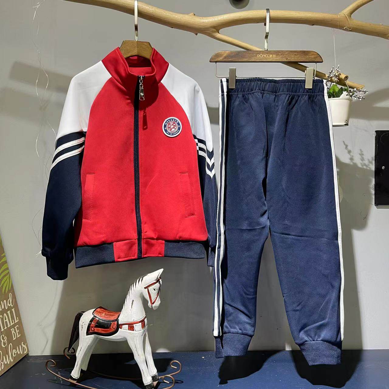 福清市百合小学校服四季款运动服制服套装长袖长裤短袖短裤小黄帽
