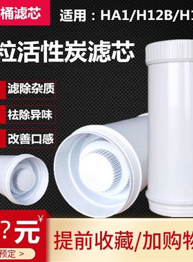 沁园活性炭原装净水器净水桶滤芯QY98-1 H12B H-12CH12 ha1送滤布