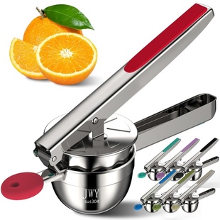 德国304不锈钢柠檬榨汁器手动压榨机橙子压汁器水果挤压工具夹子