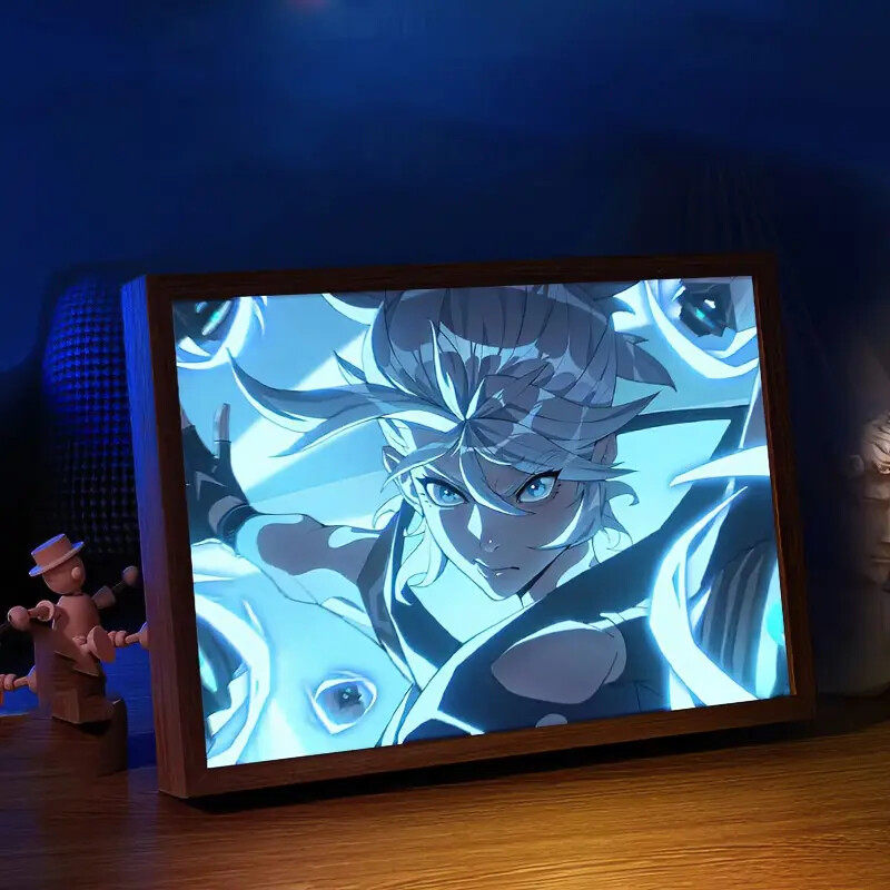 无畏契约瓦罗兰特灯光画装饰动漫卧室摆件二次元电竞房间氛围灯画