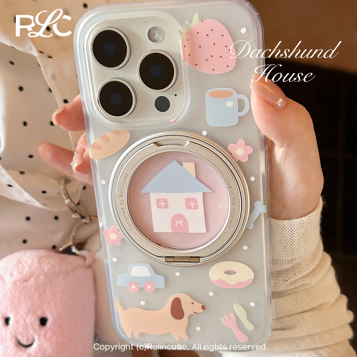 原创腊肠狗屋支点iPhone手机壳