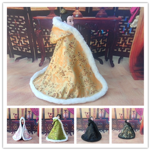 古装可儿娃娃心怡丽佳叶罗丽兵人BJD小布娃大小披风斗篷通用