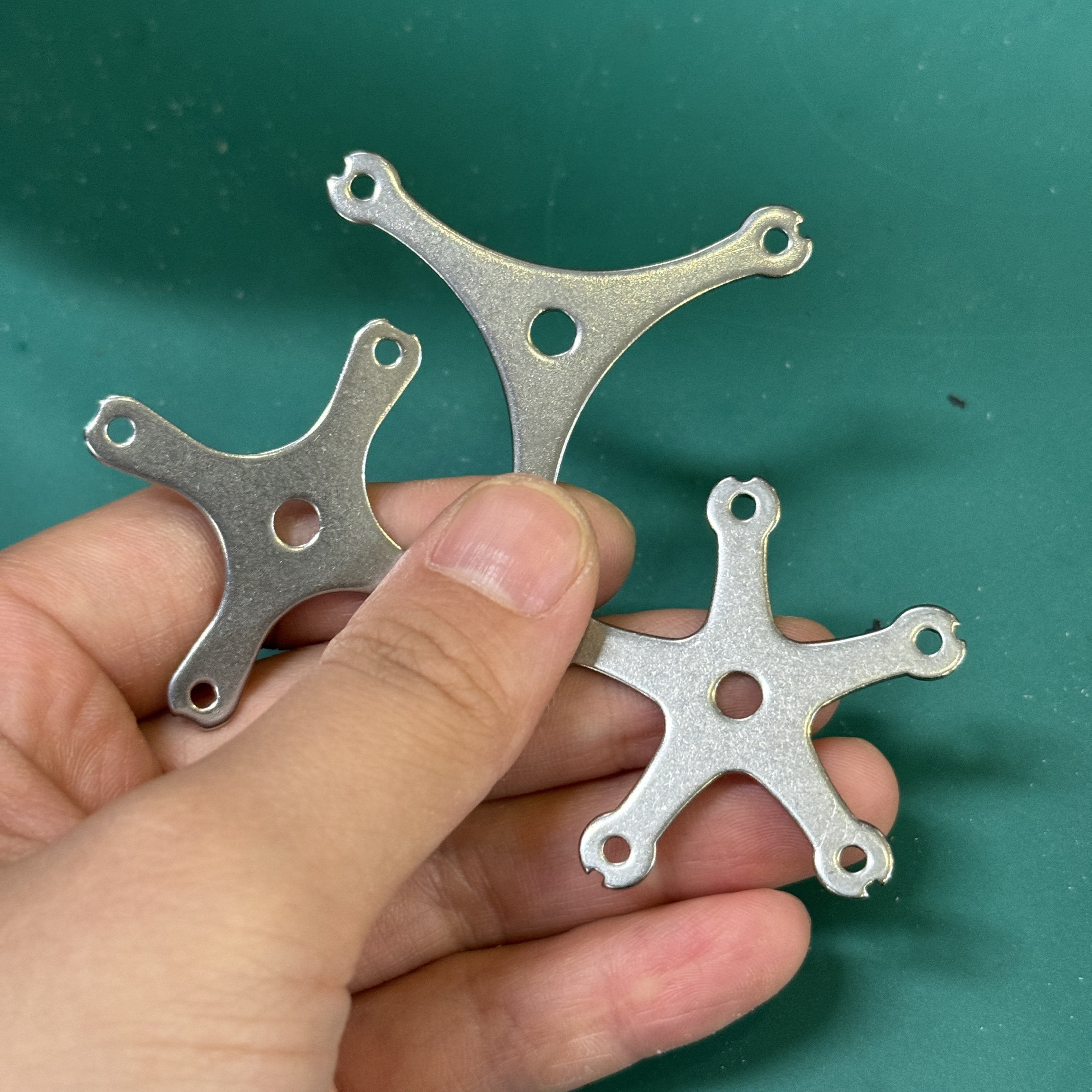 不锈钢翻板片加厚连接杆DIY翻板钩八脚配件钓鱼渔具