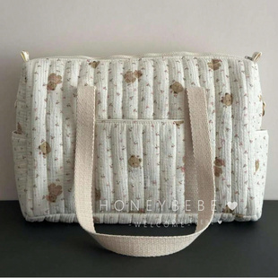 韩版 ins妈咪待产包大容量短途旅行轻便行李包孕产妇住院手提包