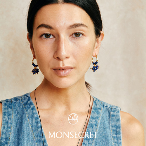 MONSECRET民族感俏皮耳钉新款