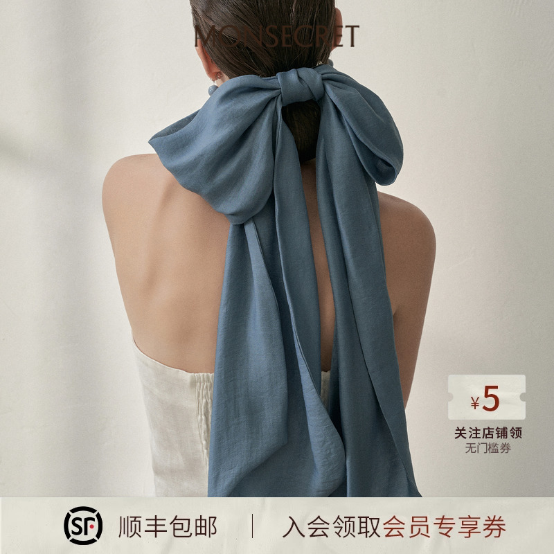 MONSECRET莲系列长款蝴蝶结夹
