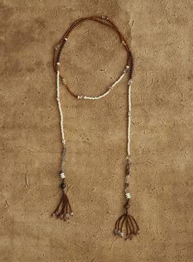 MONSECRET精致不规则流苏长项链