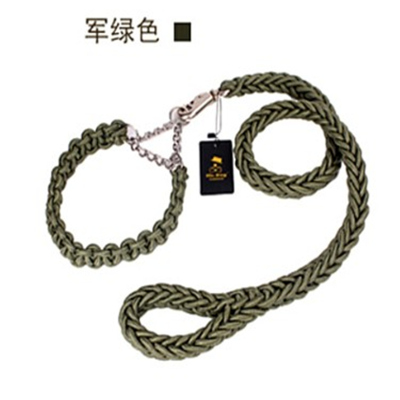 大型犬狗狗遛狗项圈狗链子牵引绳