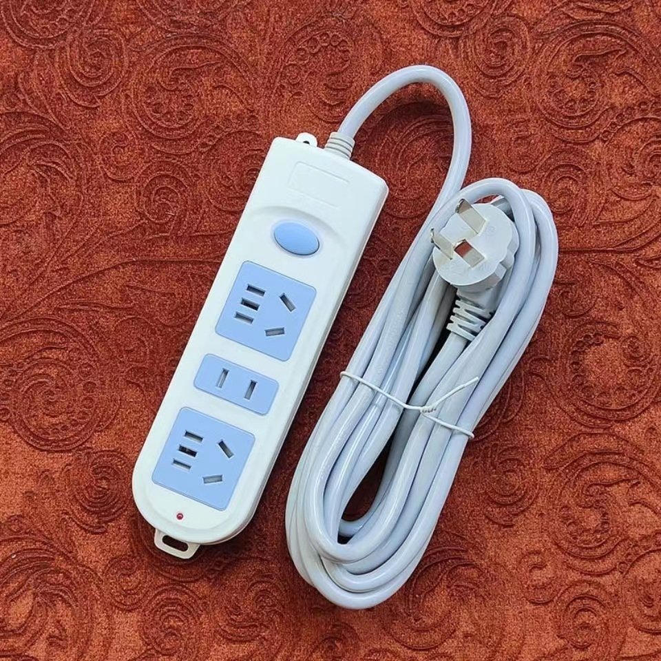 纯铜爆款优质插座插排带长线三项插座板纯铜不带线拖线板防雷击