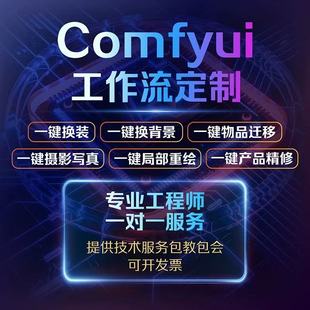 comfyui工作流定制电商一键换装换背景产品精修迁移摄影写真搭建