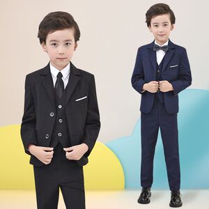 男童马甲西服套装主持人演出礼服