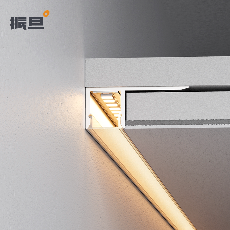 振旦单边款线条灯 航空铝材嵌入式无框灯槽无主灯卧室线性led灯带