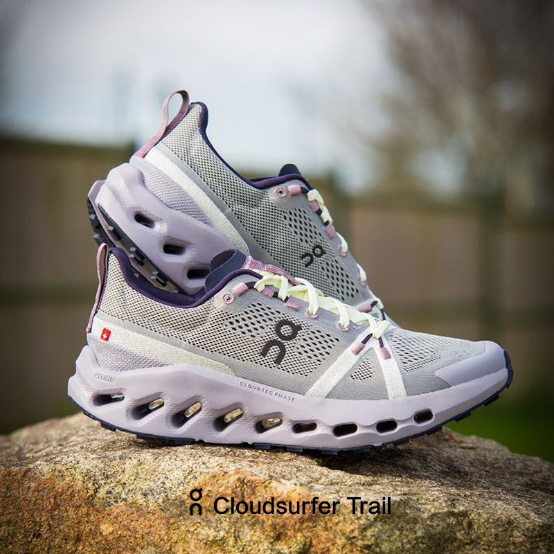 On昂跑 Cloudsurfer Trail春夏新品女款缓震越野跑鞋