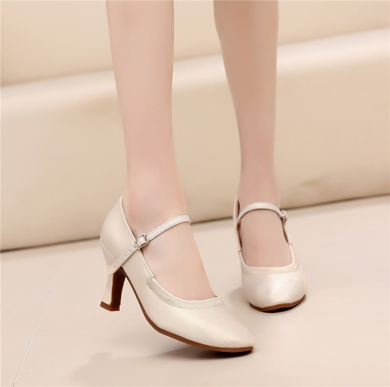 成人儿童女士式软底摩登舞蹈鞋牛筋底毛室内外包邮中高跟拉丁广场