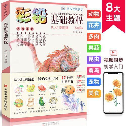 基础教程入门美术绘画涂色书籍