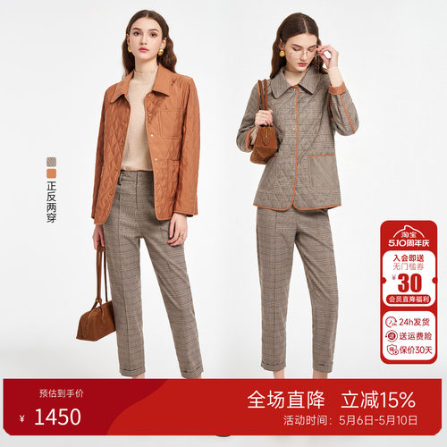 乔万尼正反两穿棉服宽松休闲