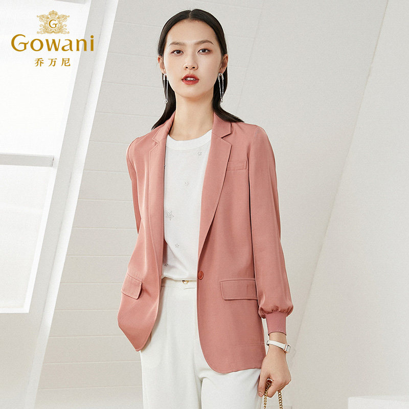 乔万尼西装外套女春春休闲设计感小众新款薄款小个子高级感