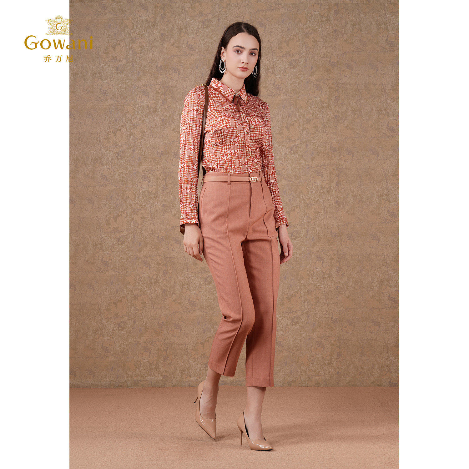 乔万尼轻熟直筒裤女裤子2026春季显瘦小个子休闲干练西装裤九分裤