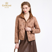 乔万尼短款 鹅绒羽绒服女2025冬季 立领保暖轻薄显瘦外套ED4T760