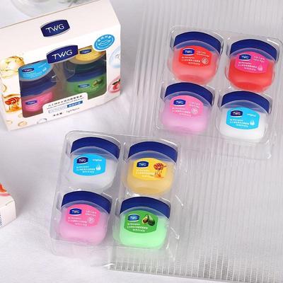 买一发2 凡士林润唇膏四色盒装滋润补水保湿唇膜男女唇部护理防干