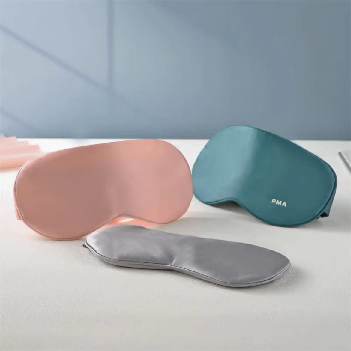 pma石墨烯发热真丝眼罩 遮光热敷睡觉加热护眼缓解眼疲劳