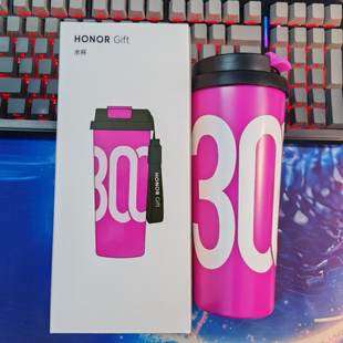 荣耀Gift吸管杯304不锈钢便携保温杯男女情侣学生高颜值手提