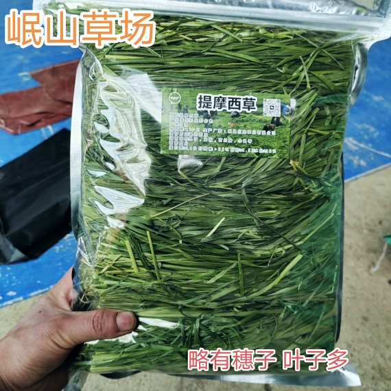 有穗多叶烘干提摩西草段兔子龙猫羊驼干草饲料粮每斤12新块包邮