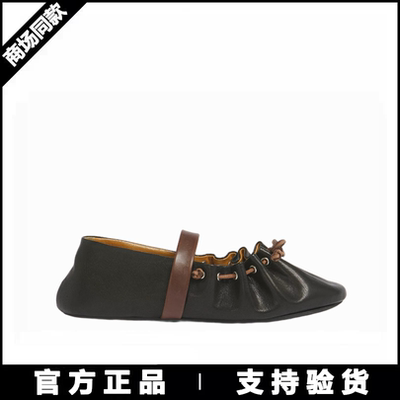 玛尼女鞋抽绳系带芭蕾鞋休闲鞋