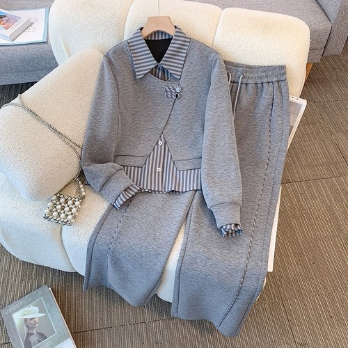 爆款女装减龄休闲两件套