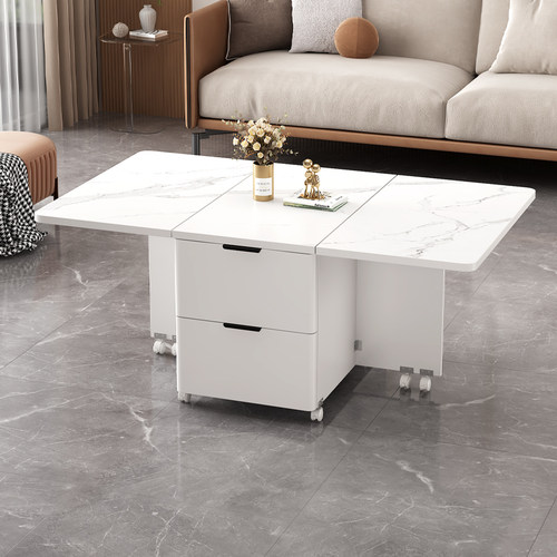 多功能茶几边几可移动折叠餐桌