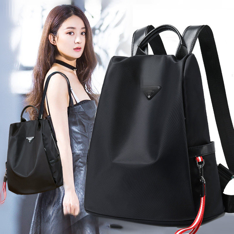 法国专柜MK&amp;ZAREA新款牛津布高颜防水女双肩背包书包休闲防盗背包