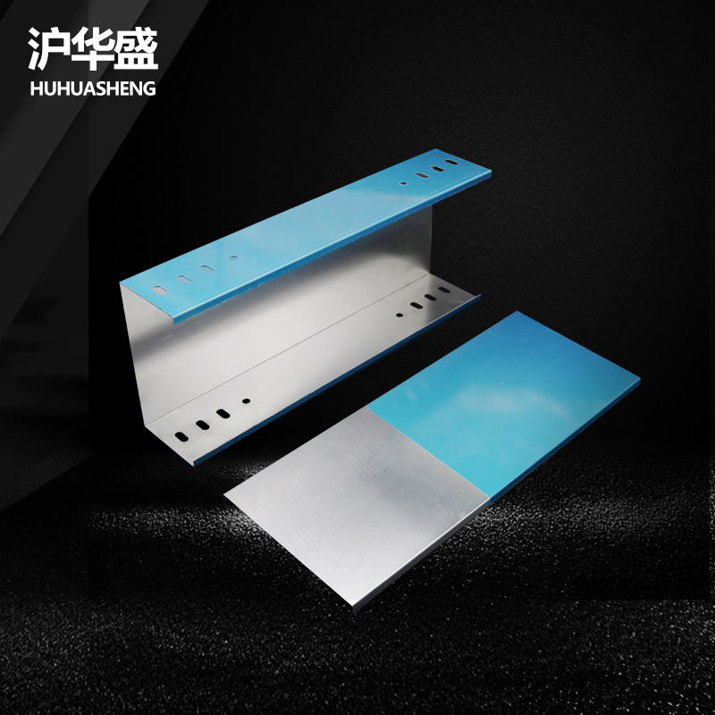 沪华盛钕合金桥架槽式热浸锌防火镀锌喷塑大跨距不锈钢电缆线线槽