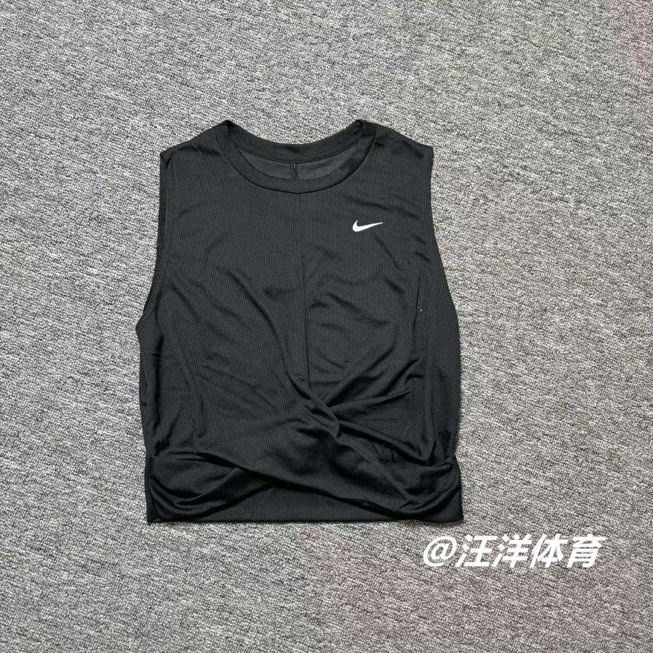 Nike耐克女子短款高腰背心速干透气无袖圆领训练运动上衣930493