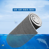 黑白过滤棉鱼缸高密度双层加厚水族箱过滤底滤生化棉净水材料滤材