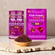 大拇指孔雀鱼饲料高蛋白鱼食小型热带鱼微颗粒薄片贴片增艳鱼粮