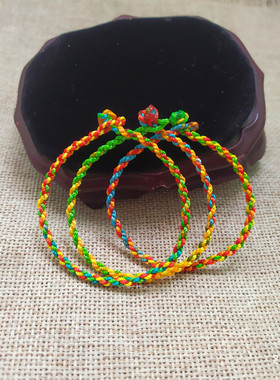 编织红绳子儿童民族风情侣手链