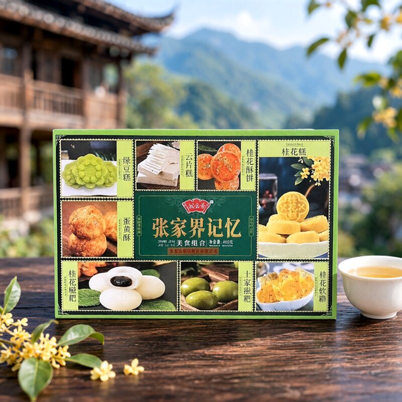 湖南张家界记忆美食组合湘幺哥土家特产桂花酥糖绿豆糕香芋伴手礼
