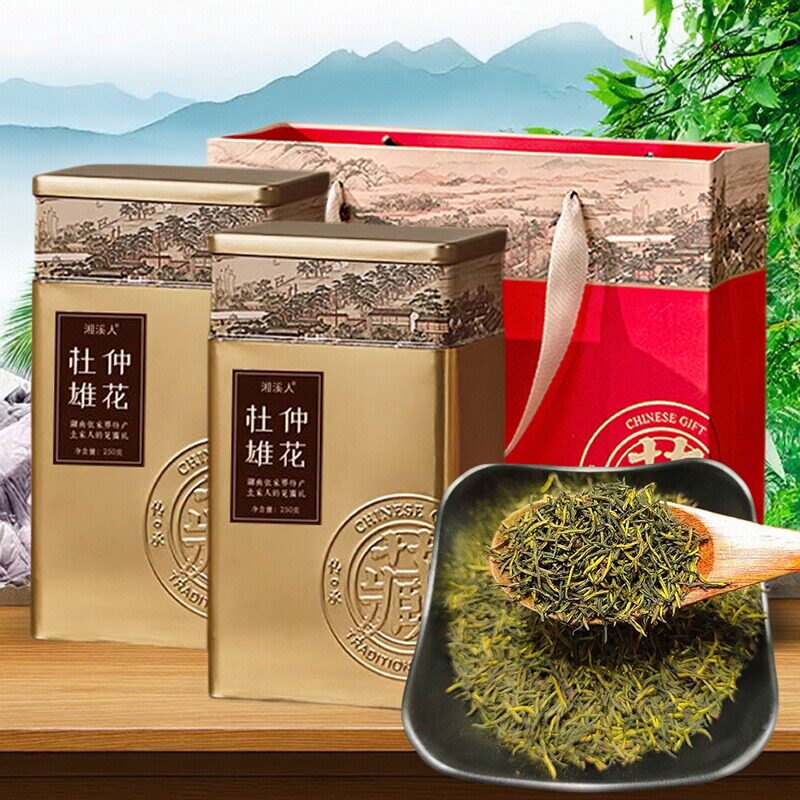 湖南张家界印象特产杜仲雄花茶男性老公养生茶雄花茶杜仲茶花粉多
